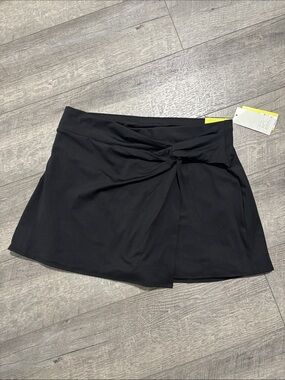 all in motion Black Mini Skort with Front Twist